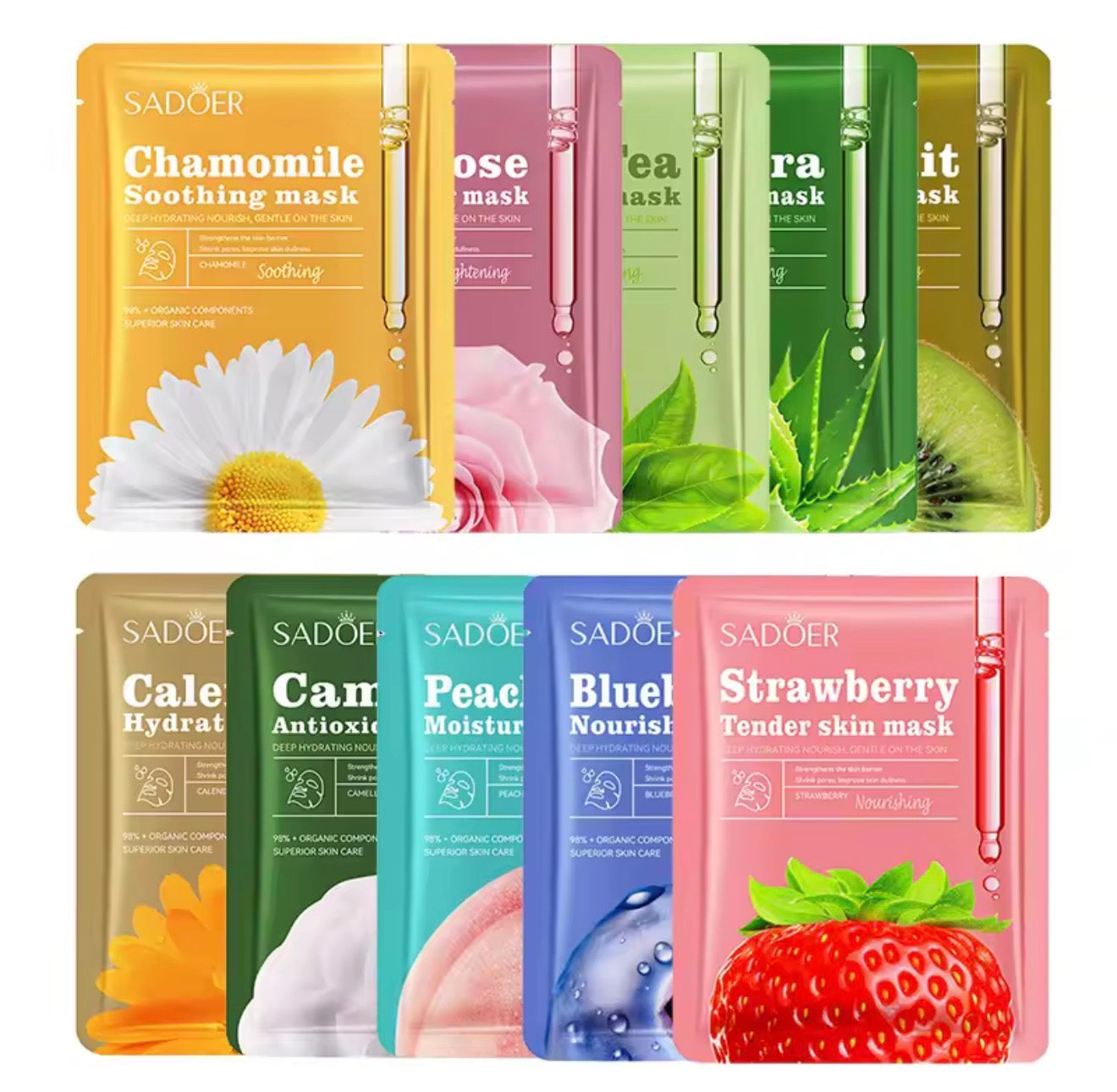 Revitalize Your Skin with Our Scented Face Masks - Purify, Balance, and Shine-Free!